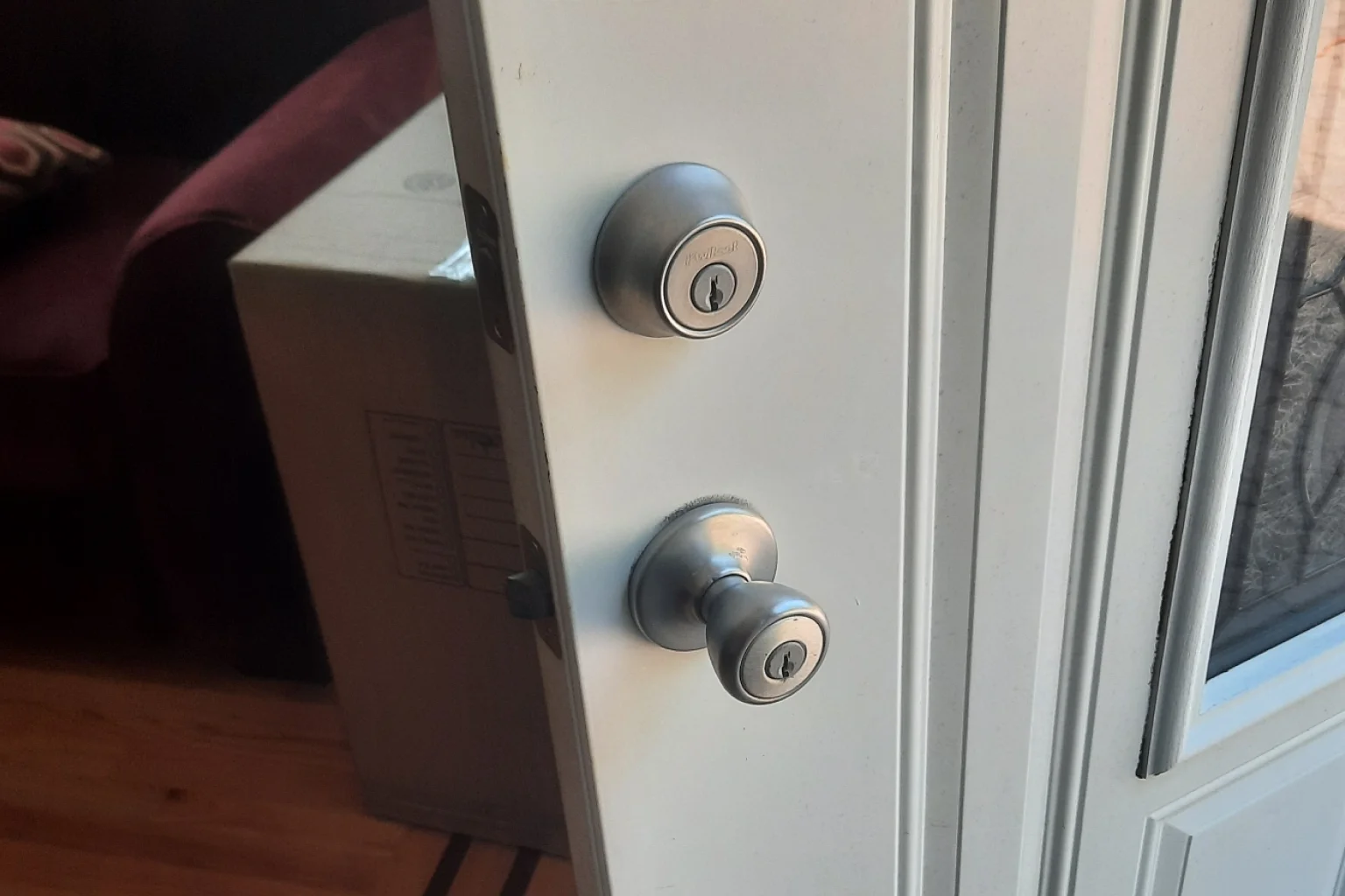 Residential lock installation